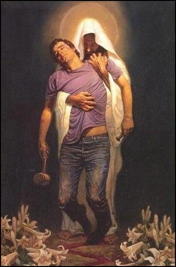 on the cross of Calvary? jesus christ on the cross of calvary. on the cross of Calvary?